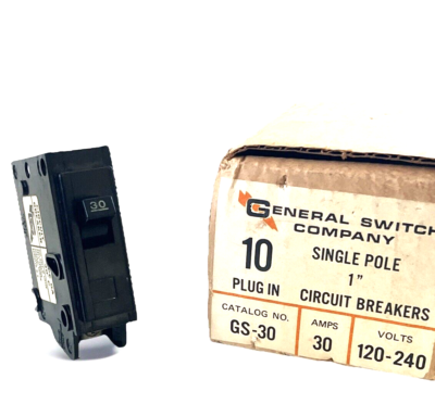 General Switch GS30 GS-30 GA130 30 Amp Single Pole Breaker 120