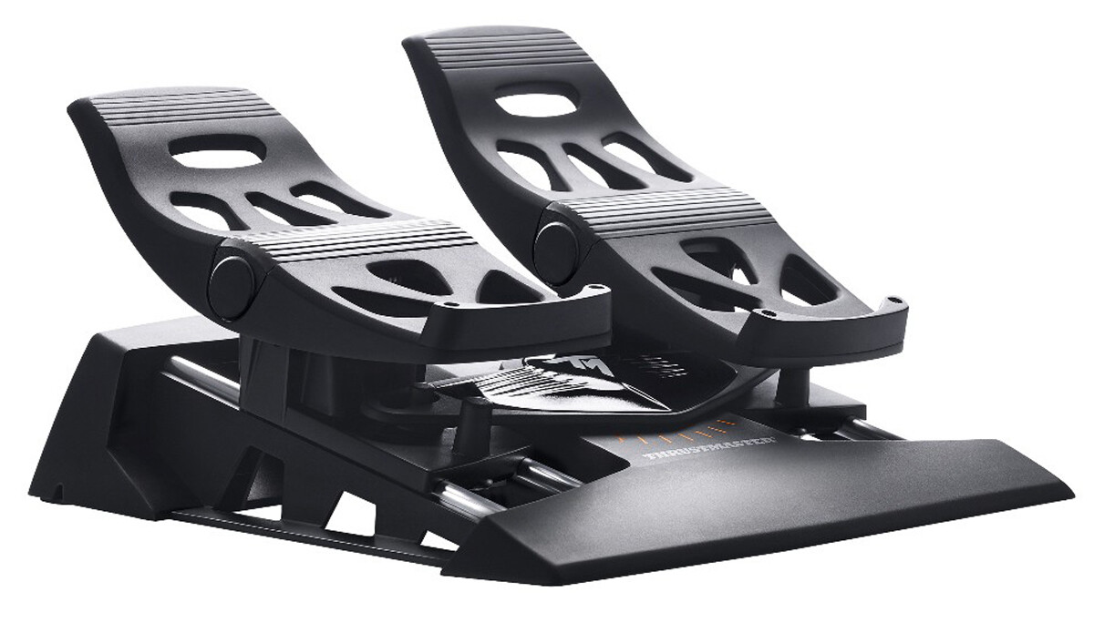 Flight Rudder Pedals Nero Usb Pedali Pc Playstation 4 THRUSTMASTER 2960764