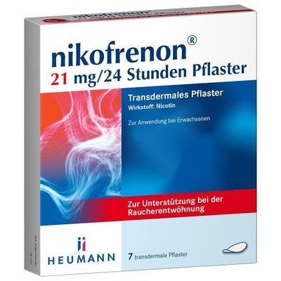 3x NIKOFRENON 21 mg/24 Stunden Pflaster transdermal 7 ST PZN 15993260