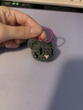 Handmade cat keychain 