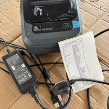 Zebra GK420d Direct Thermal Postage Label Printer 4x6 Fully Working with Cables
