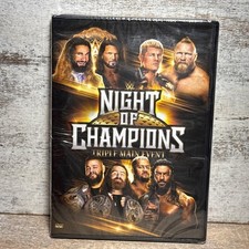 WWE Night Of Champions Triple Main Event DVD Aj Styles, Solo Sikoa, Sami New