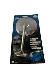 Chrome Clip On Mirror Exterior Nos Stainless Steel 1705 Auto Part Vintage 2004