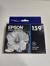 Epson 159 Matte Black Ink Cartridge T1598 T159820 Genuine Best Before 04/2023