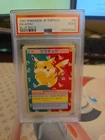 1997 POKEMON JPN TOPSUN BLUE BACK #25 PIKACHU PSA 2