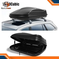 15 Cubic Vehicle Roof Top Travel Storage Box Cargo Luggage Carrier W Lock Key