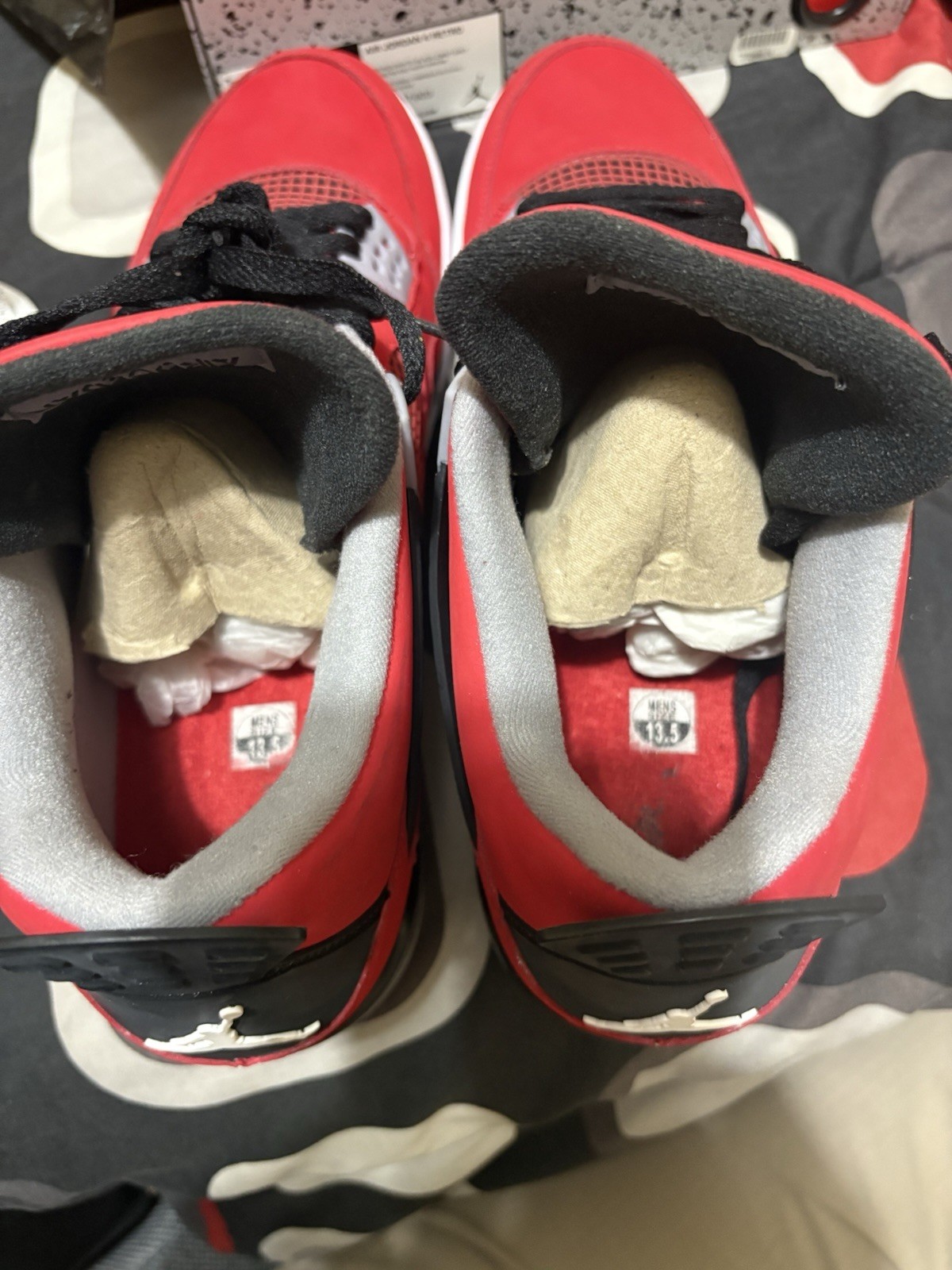 Nike Air Jordan 4 Retro Toro Bravo Mens RARE Sz 13.5  RARE thumbnail 6