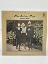 PETER PAUL AND MARY IN THE WIND 12" LP VG VINYL RECORD WARNER 1963