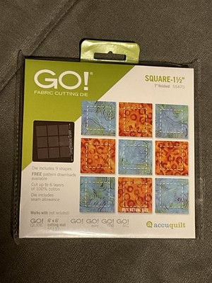 Accuquilt Stanzform Square 1 Inch  Patchwork EPP Schneiden Stanzen ohne Kraft