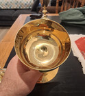 Vintage Gold-Plated Ciborium with Silver Cup — photo 3
