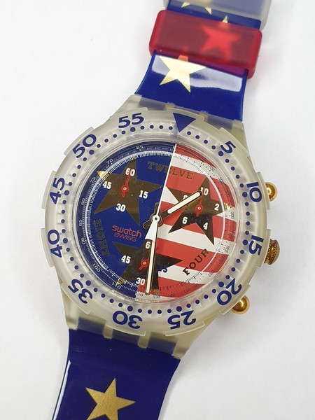 Swatch AquaChrono American Dream SEK103 - funktioniert - 38mm