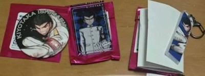 Danganronpa 15th Anniv Badge & Keychain Set Aki Ishimaru Yamada Used