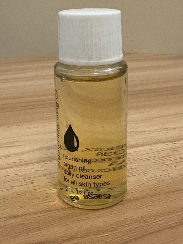Aceite limpiador de argán Josie Maran .15 ML / 1/2 fl oz botella de viaje - ¡Nuevo! Foto 2 de 4