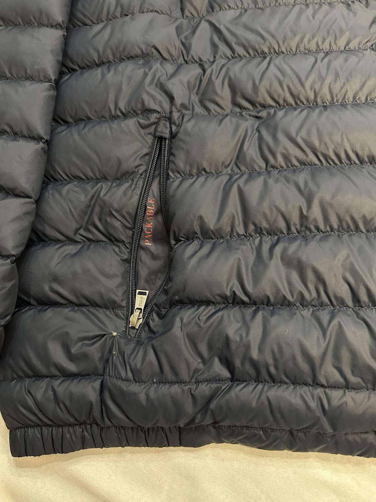 POLO RALPH LAUREN The Colden Packable Puffer Down Men’s Jacket Navy Sz 3XLT 3TGL