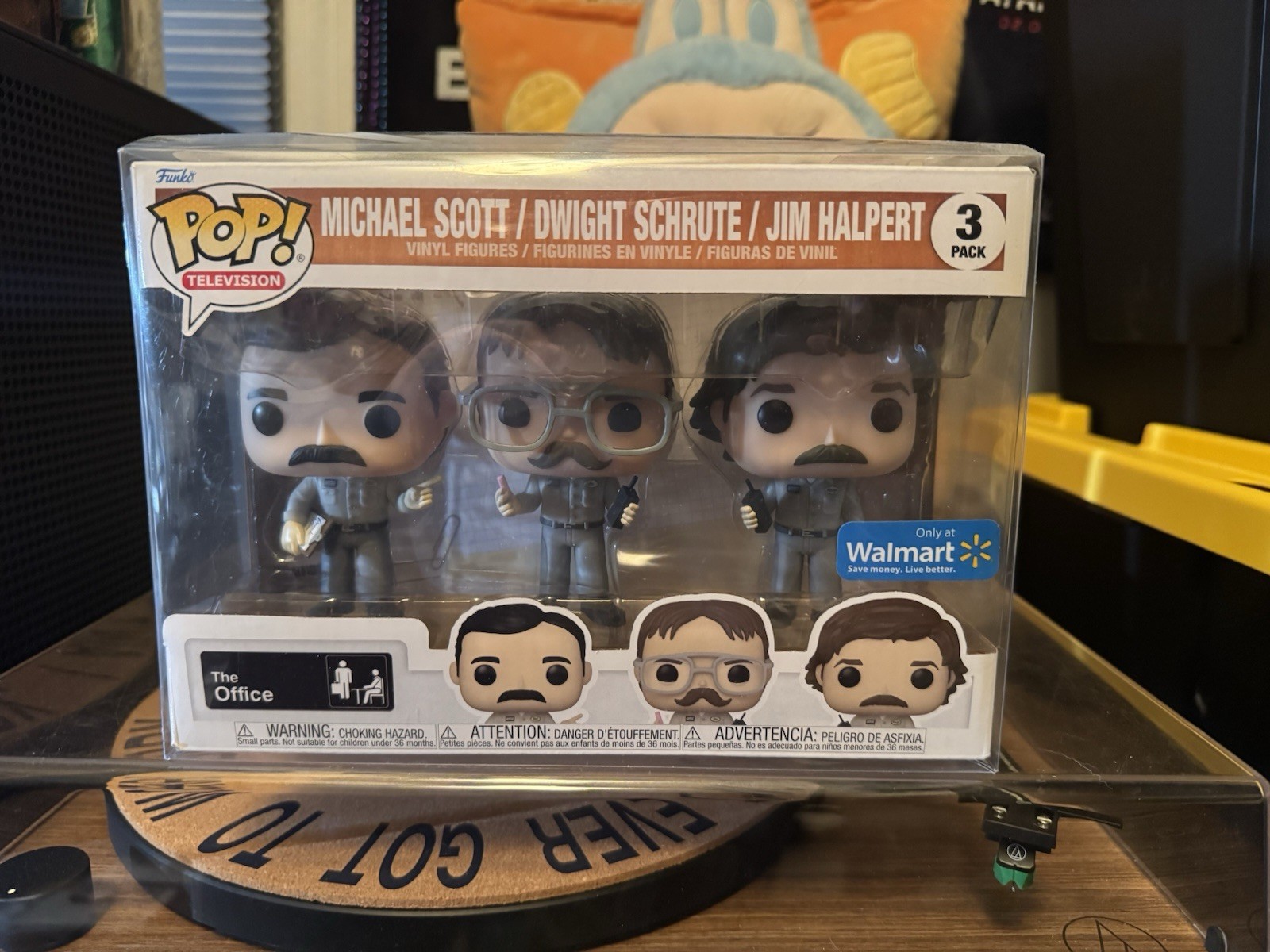 FUNKO POP! THE OFFICE- MICHAEL, DWIGHT, JIM WALMART EXCLUSIVE! 3-Pack