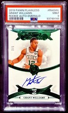 2019-20 Flawless Grant Williams (PSA 9) Auto Rc Rookie Green #3/5 Super Rare