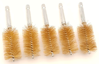 5X PinselbüRste DrahtbüRste TopfbüRste 25Mm StahlbüRste Messingbeschichtet