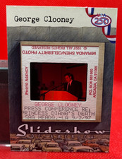GEORGE CLOONEY 2026 HISTORIC AUTOGRAPH 250 CITIES 1/1 SLIDESHOW PHOTO