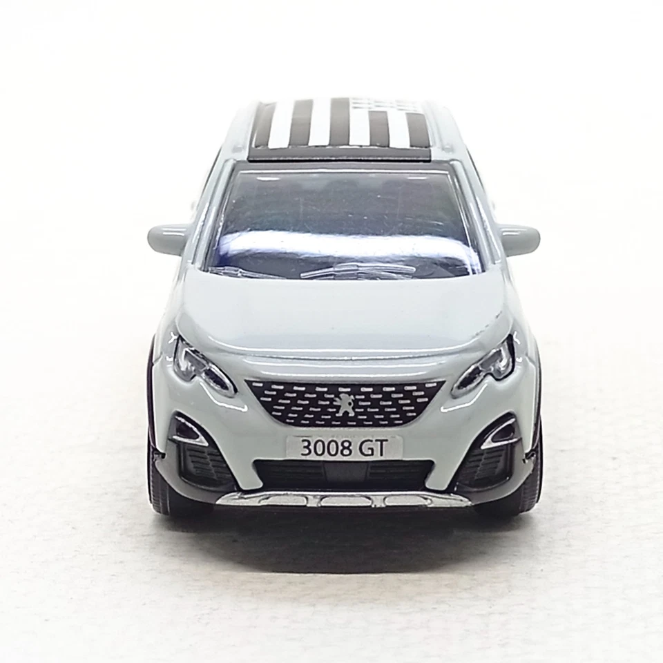 Majorette Peugeot 3008 GT French Touch Bretagne White 1:64 3" no Package - Image 3 of 4