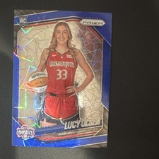 2025 Panini Prizm Lucy Olsen Rookie Blue Prizm Washington Mystics #145