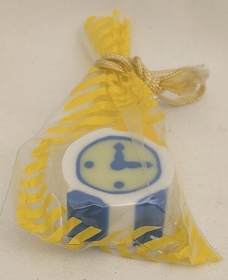 Seltener Vintage japanischer Radiergummi Wecker Keshigomu Kawaii NOS GeschenkBriefpapier 80