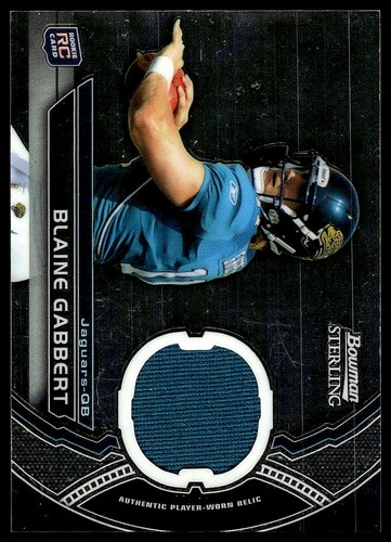 2011 Bowman Sterling / Blaine Gabbert ROOKIE GAME-USED RELIC