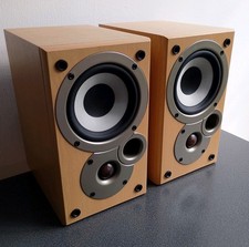 Mission SC-M50 Compact Bookshelf HiFi Speakers Beech 20-50w 6 ohms - Denon