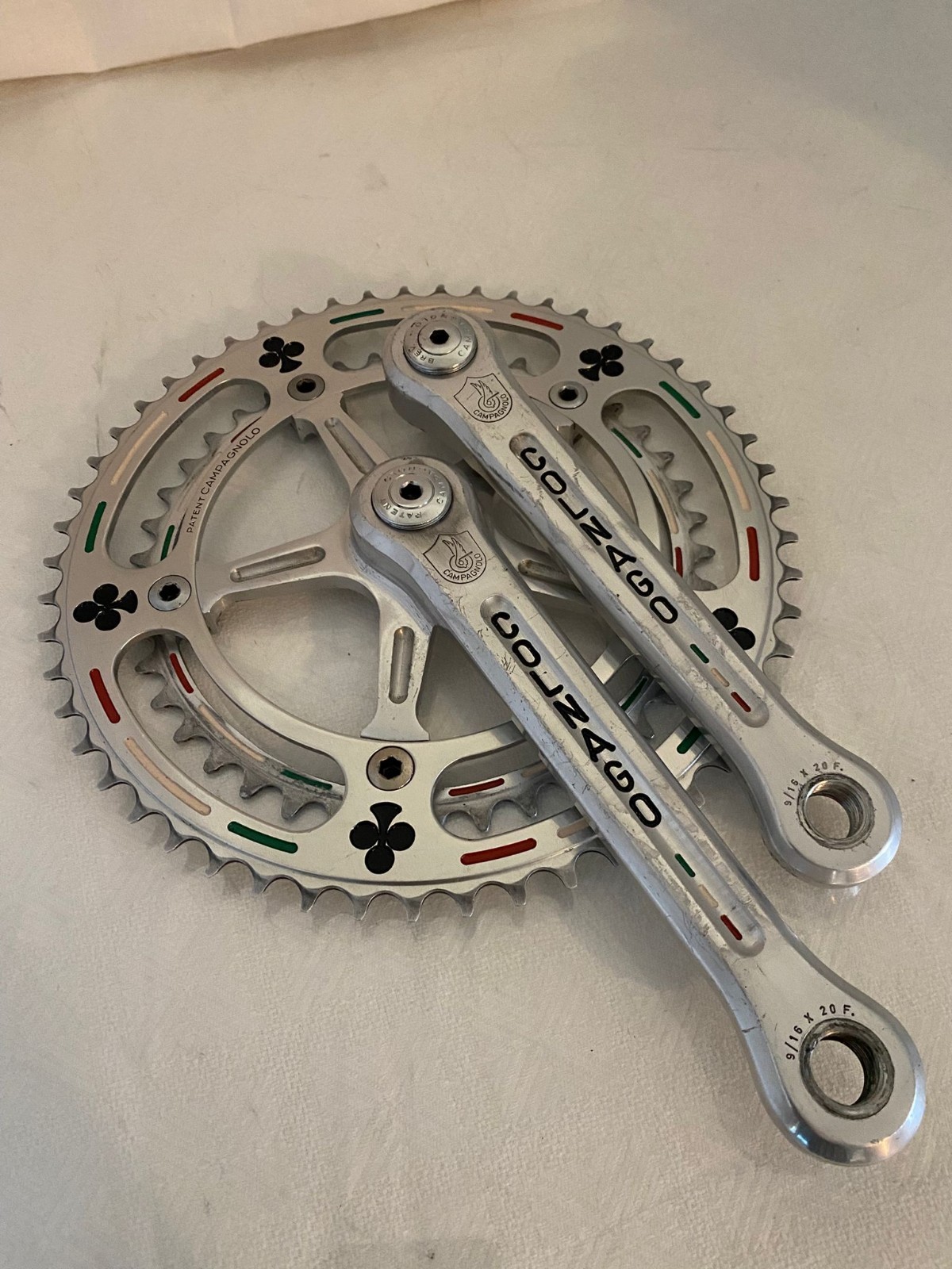 Colnago Kurbelgarnitur Campagnolo Super Record Panto 170mm komplett top Vintage 