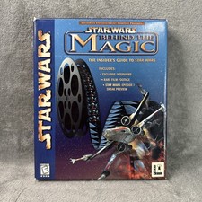 Star Wars: Behind the Magic PC CD-Rom 1998 - OPENED BOX