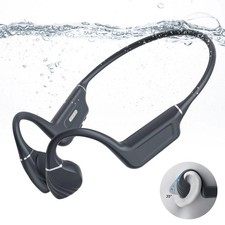 Bone Conduction Headphones - Bluetooth 5.4  32GB Memory MP3 Player IP68 Wate...