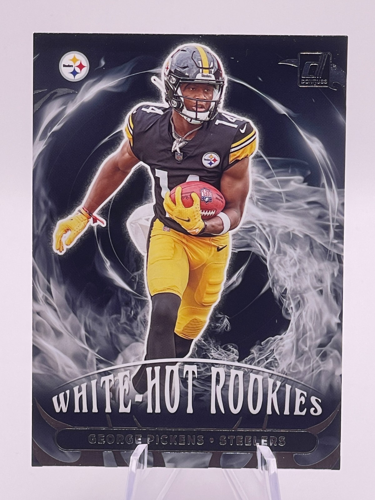 2022 Donruss White Hot Rookies #WHR-8 - George Pickens RC (Base) - Steelers
