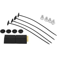Universal Radiator Fan Mounting Kit – Tie Straps Pads Feet | CENPEK Black