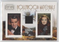 2010 Century Collection Two Stamps Materials /250 Cary Grant Bette Davis #11 0lm