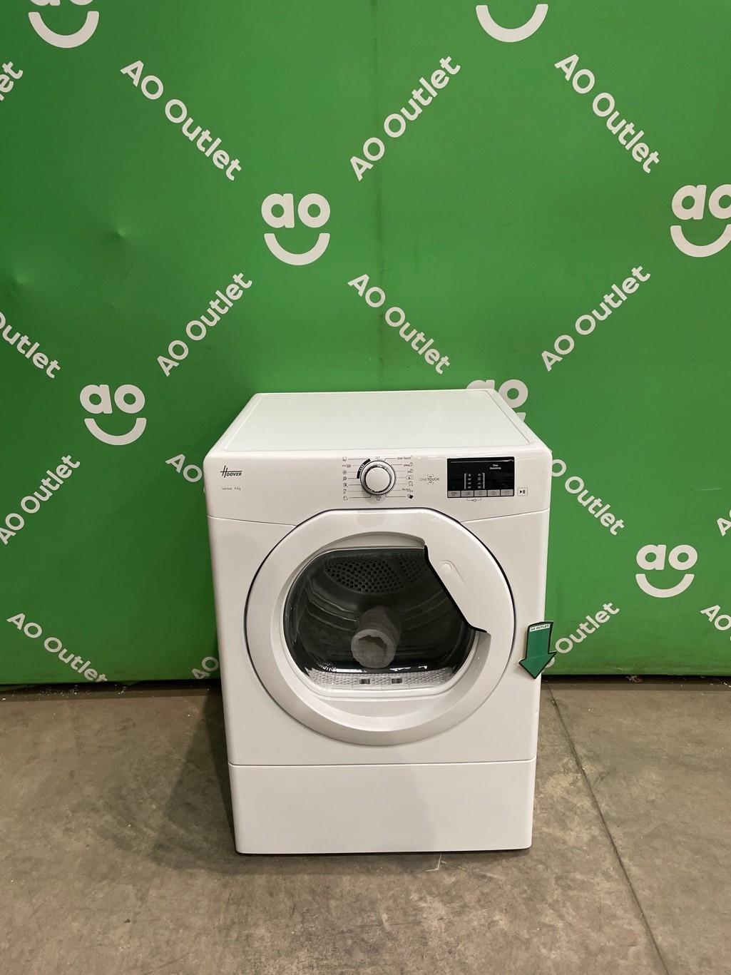 Hoover Vented Tumble Dryer 9Kg H-DRY 300 White C Rated HLEV9DG #LF120465