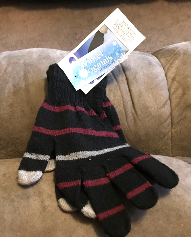 Ladies Pretty "Blue and Silver" Womens Gloves "NWOT