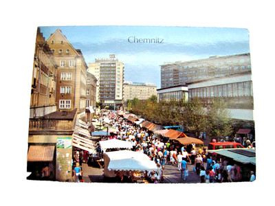 Ansichtskarte  Chemnitz (Sachsen)  Innere Klosterstraße, nicht gelaufen,  CH 015