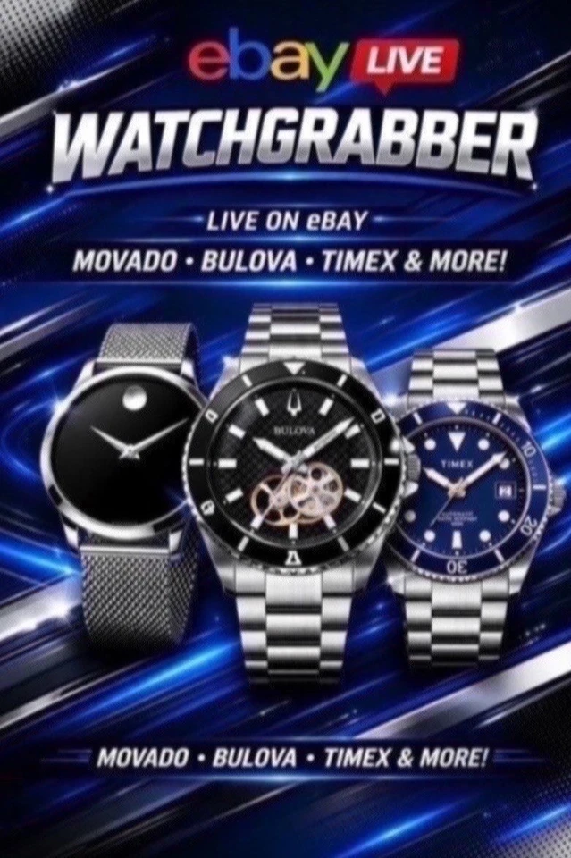 Brand Name Watches Live Auction | Movado Bulova Timex Fossil & More ep.29