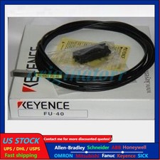 New KEYENCE FU-40 Reflective Fiber Optic Sensor US Free TAX
