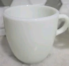 Vintage PYREX Tableware by Corning Coffee Cups Mugs #723-4 White USA