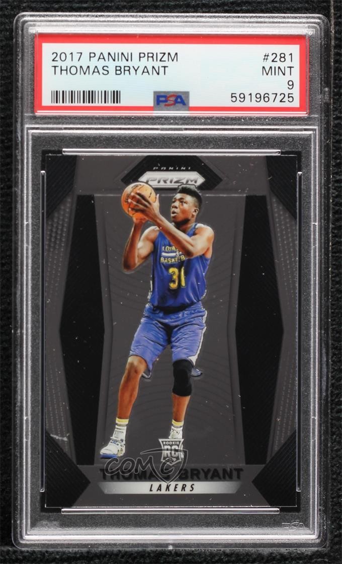 2017-18 Panini Prizm Thomas Bryant #281 PSA 9 MINT n8q