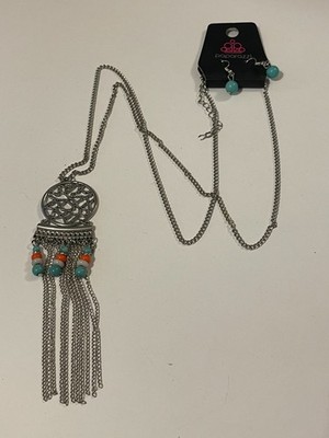 Paparazzi Jewelry Set   New Necklace & Matching Earrings   Fashion Accessories