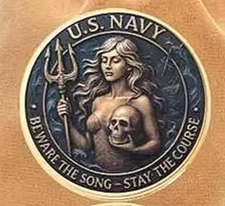 2025  250TH Anniversary U.S. Sea Demon Octopus Navy Challenge Coin Hobo Nickel
