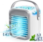 Portable Air Cooler Conditioner Mini Cooling Fan Humidifier Evaporative Cool LED