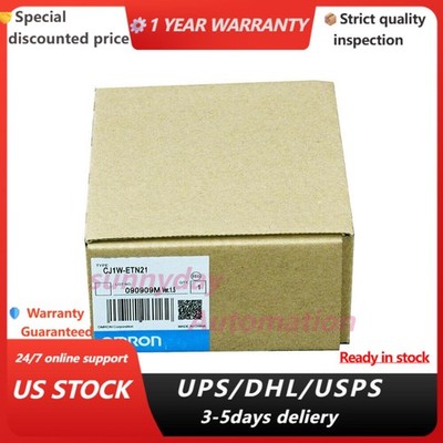Omron CJ1W-ETN21 CJ1WETN21 ETHERNET UNIT PROGRAMMABLE CONTROLLER US Free TAX