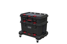 Keter Stack-n-Roll 3-Piece Rolling Tool Stora...