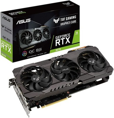 ASUS TUF Gaming NVIDIA GeForce RTX 3070 OC Edition Graphics Card - PCIe 4.0 8GB