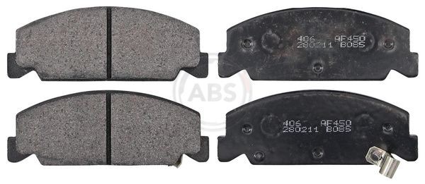 A.B.S. Bremsbelagsatz, Scheibenbremse 36669 FüR Honda-image
