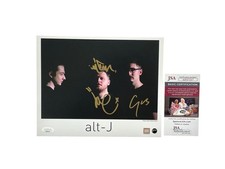Alt-J Band Signed 8x10 Photo Autographed JSA COA Certified Rare