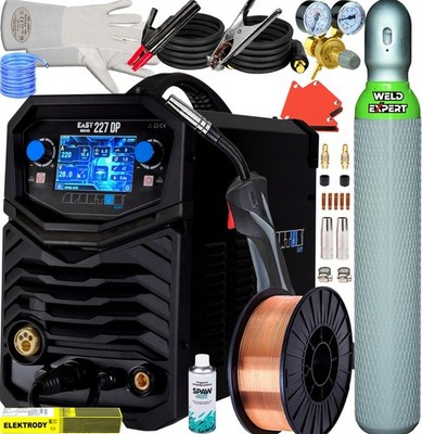 Spartus Schweißgerät 3in1 MIG/MAG /WIG/MMA Kombi EASYMIG 227DP 230V DOPPELPULSE