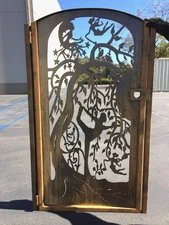 Contemporary modern metal gate, Modern Metal Gate, Custom size Art Pedestrian